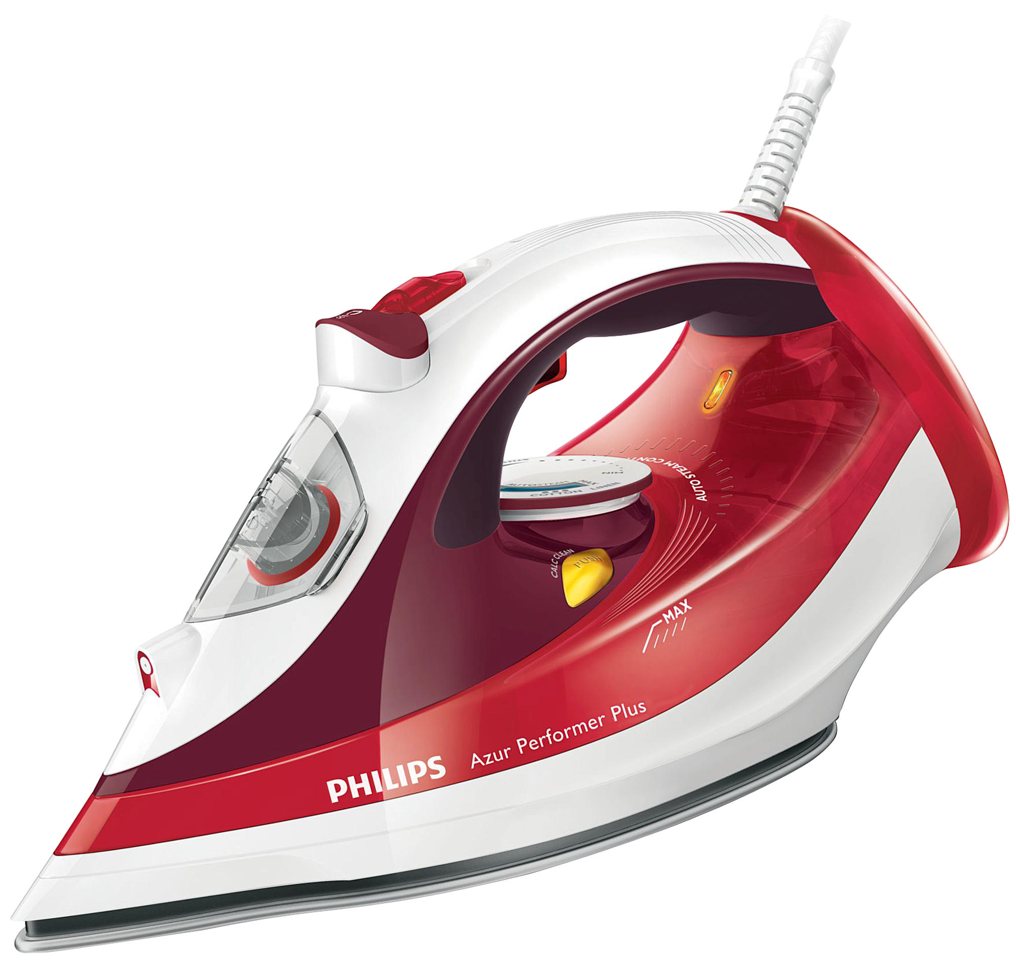 PHILIPS GC4511/40 Azur Performer Plus Dampfbügeleisen (2400 Watt, SteamGlide Plus)