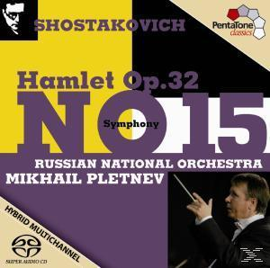 Ein CD-Cover mit Schostakowitschs Namen, Hamlet Op.32 und dem Bild eines Dirigenten.