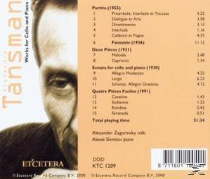 Alexander Zagorinsky - Works For Cello And Piano  - (CD)