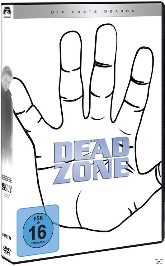 DVD-Cover von 'The Dead Zone'. Eine Handkontur mit dem Titel in der Mitte. Ein Mann ist sichtbar.