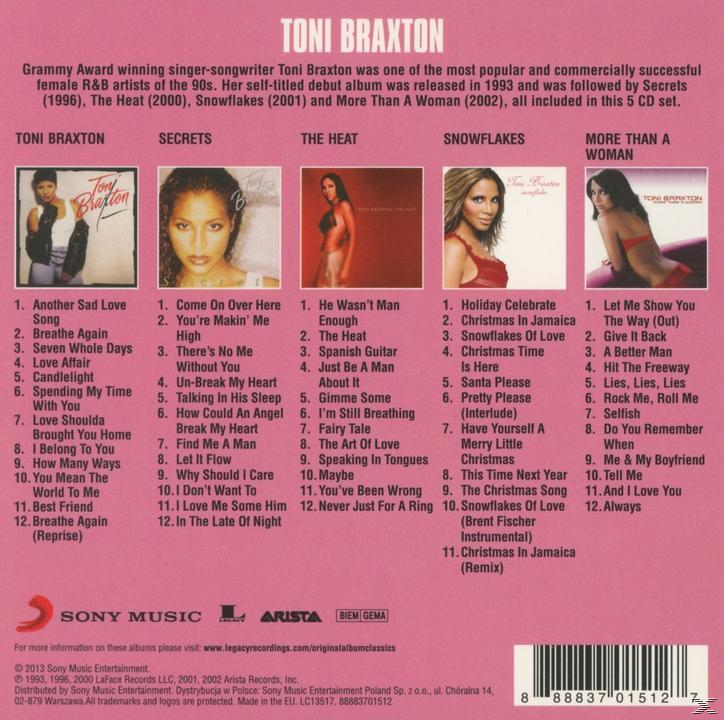 Toni Braxton - Original Album (CD) - Classics
