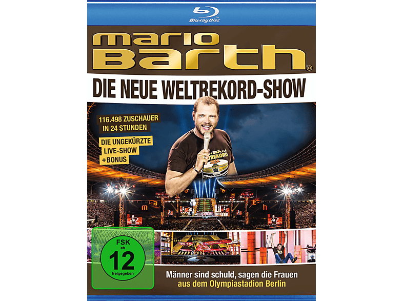 Mario Barth - Weltrekord-Show: Männer sind schuld, sagen die Frauen Blu-ray (FSK: 12)