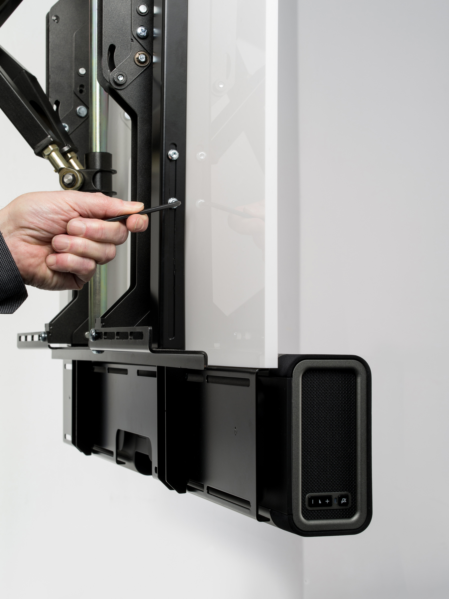 FLEXSON FLXPBTV1021 Halterung für Sonos Playbar Wandhalterung, Schwarz
