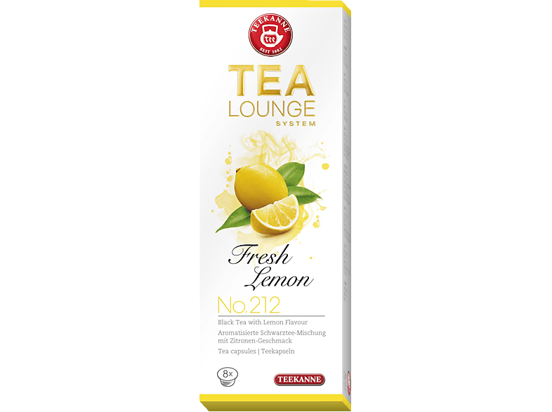 Teekanne Fresh Lemon No 212 Teekapseln Teekanne Tealounge System Fresh Lemon No 212 Mediamarkt
