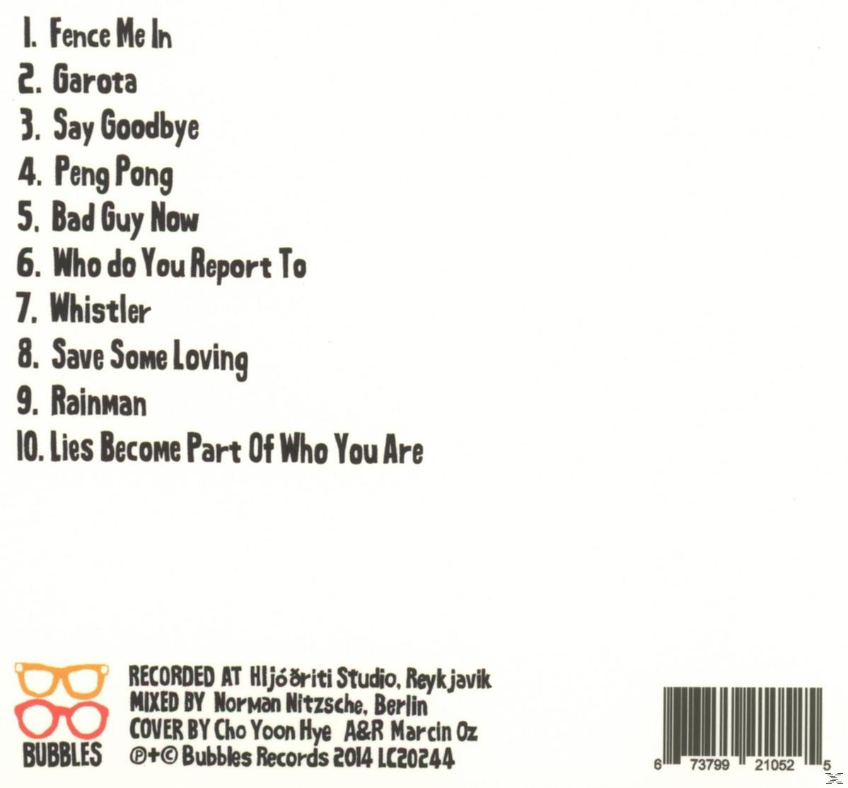 Rückseite der CD mit Songtiteln, Credits und Barcode.