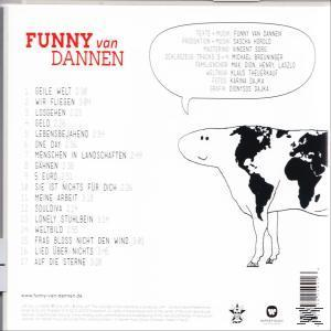 Albumcover mit Text und einer kuhförmigen Weltkarte.