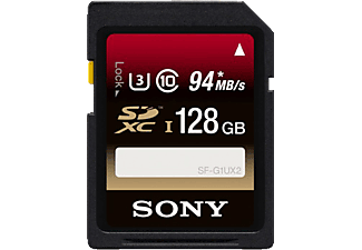 SONY microSDXC SFG1UX2 UHS-I 128GB - Speicherkarte  (128 GB, 94 Mbit/s, Schwarz)