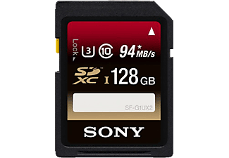 SONY microSDXC SFG1UX2 UHS-I 128Go - Carte mémoire  (128 GB, 94 Mbit/s, Noir)