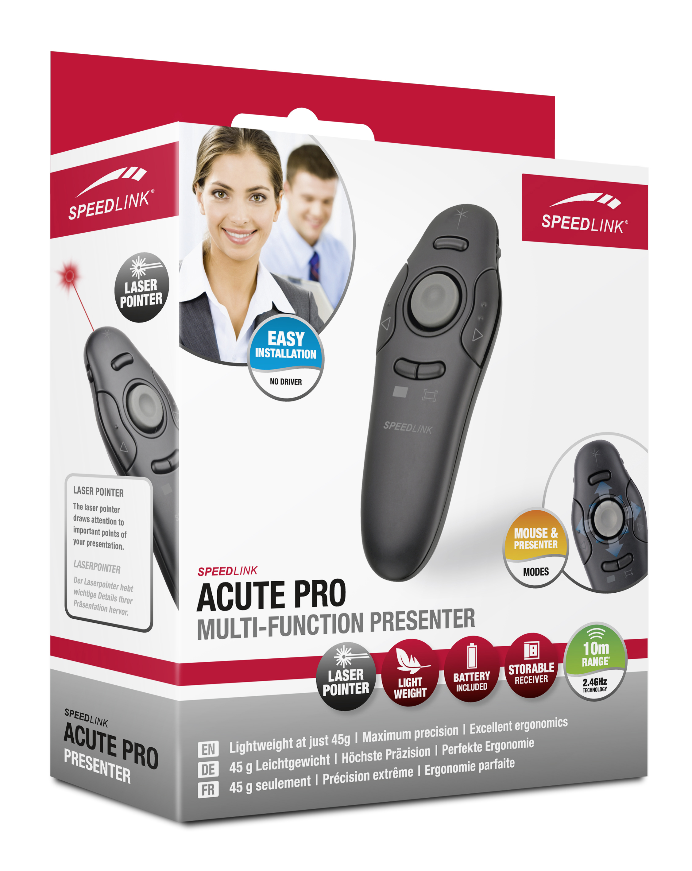 SPEEDLINK SL 6199 BK-01 ACUTE PRO Presenter, Schwarz