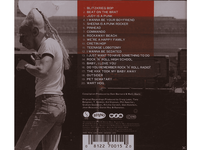 Thumbnail - Ramones - Hey Ho Let's Go Greatest Hits (CD)