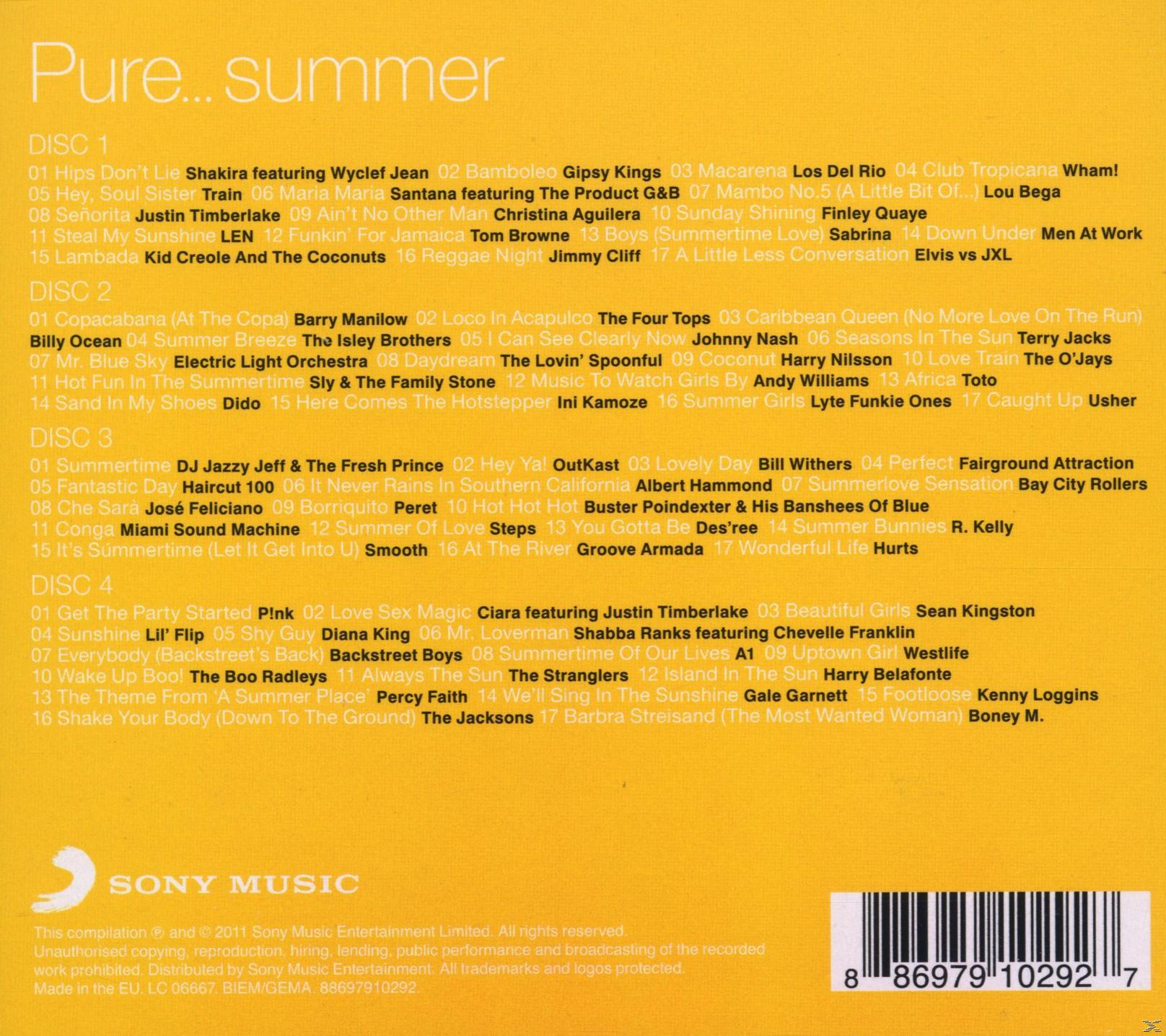 VARIOUS - Pure... Summer  - (CD)