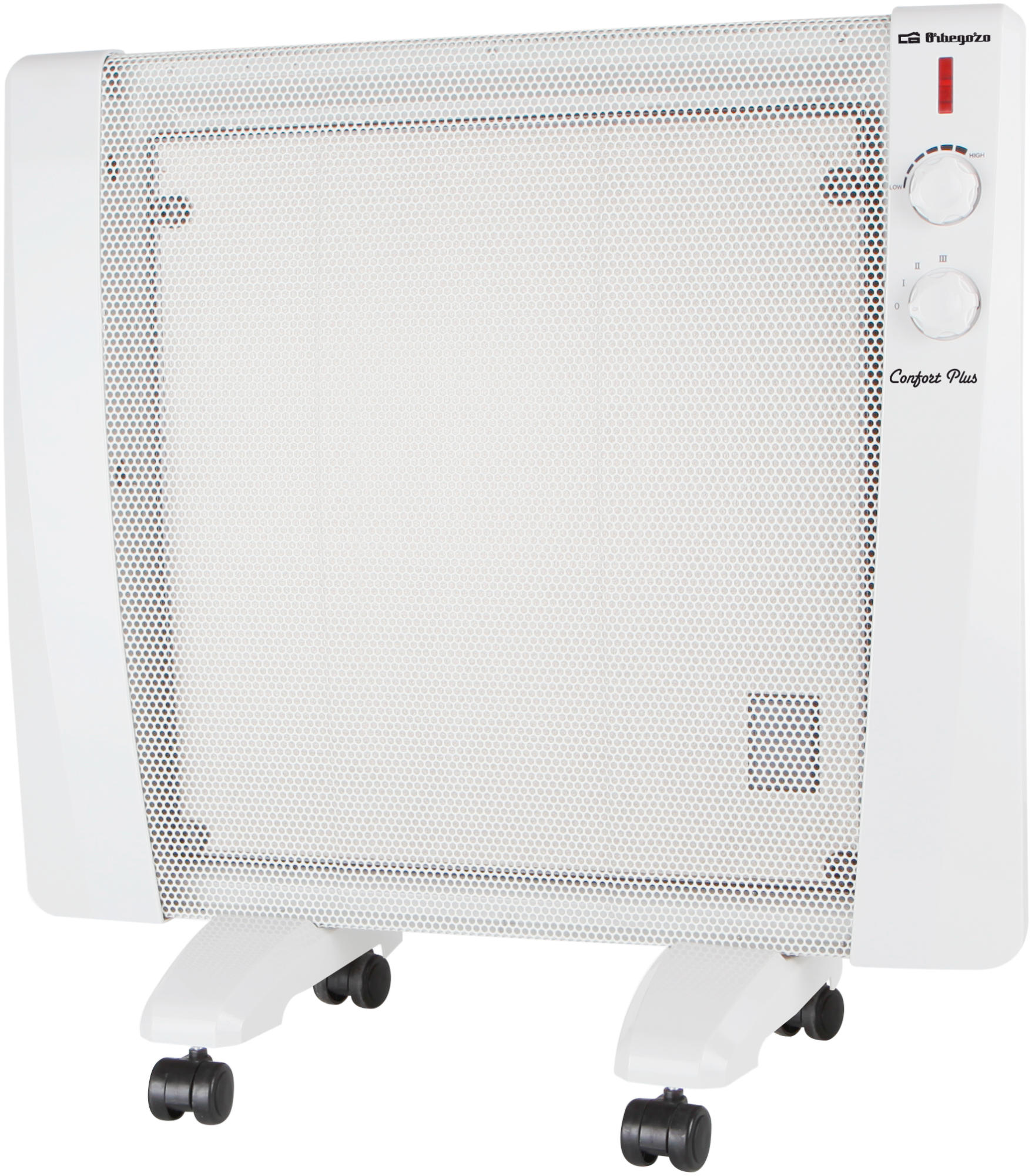 Orbegozo Rm 1000 blanco 1000w radiador calefactor de potencia tecnología micasystem 3 niveles calor radiadoremisor sin fluido contra sobrecalentamiento rm1000