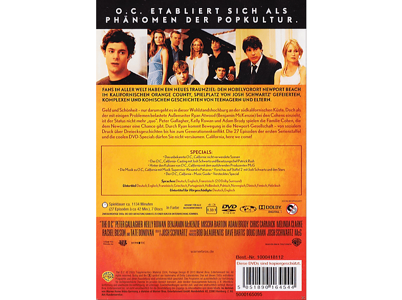 Thumbnail - O.C. California - Die komplette 1. Staffel DVD