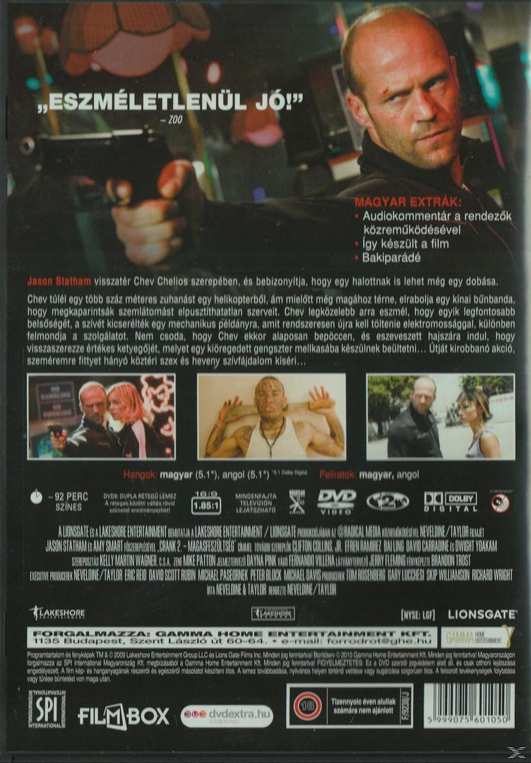 DVD hátlap Jason Stathammal, magyar szöveggel és különféle logókkal.
