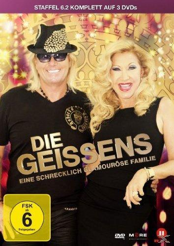 DVD-Cover eines Paares. Text 'Die Geissens - Eine schrecklich glamouröse Familie'.