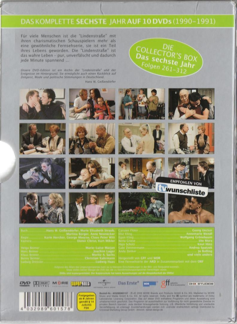 DVD-Cover mit einer Gruppe von Menschen, Text und Bildern sowie einer Empfehlungsliste.