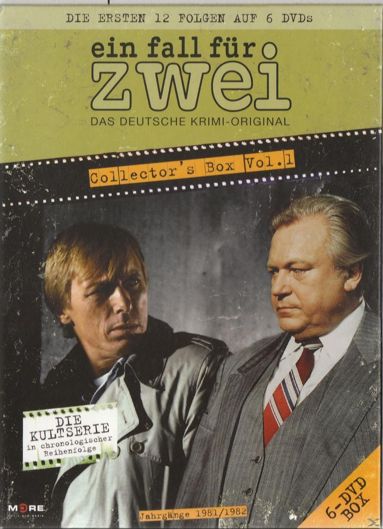 DVD-Box-Set mit zwei Männern auf dem Cover. Text 'ein fall für zwei'.