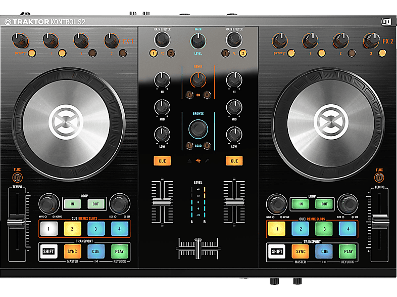 Controladora DJ | Native Instruments Kontrol S2 MKII Light