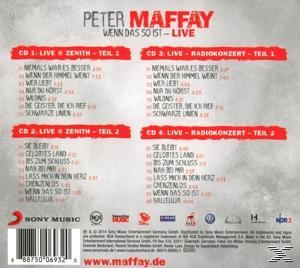 Wenn (Premium (CD) - ist-LIVE so Maffay Edition das Peter inkl. Akustik-Konzert) -