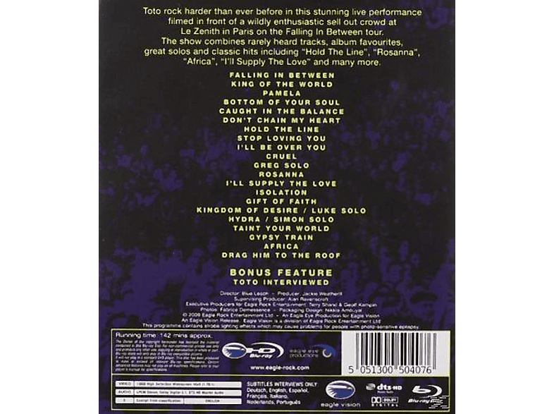 Thumbnail - Toto - Falling In Between Live (Bluray) (Blu-ray)