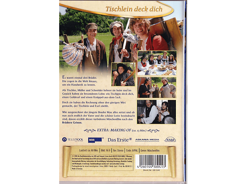 Thumbnail - TISCHLEIN DECK DICH - SECHS AUF EINEN STREICH 1 DVD
