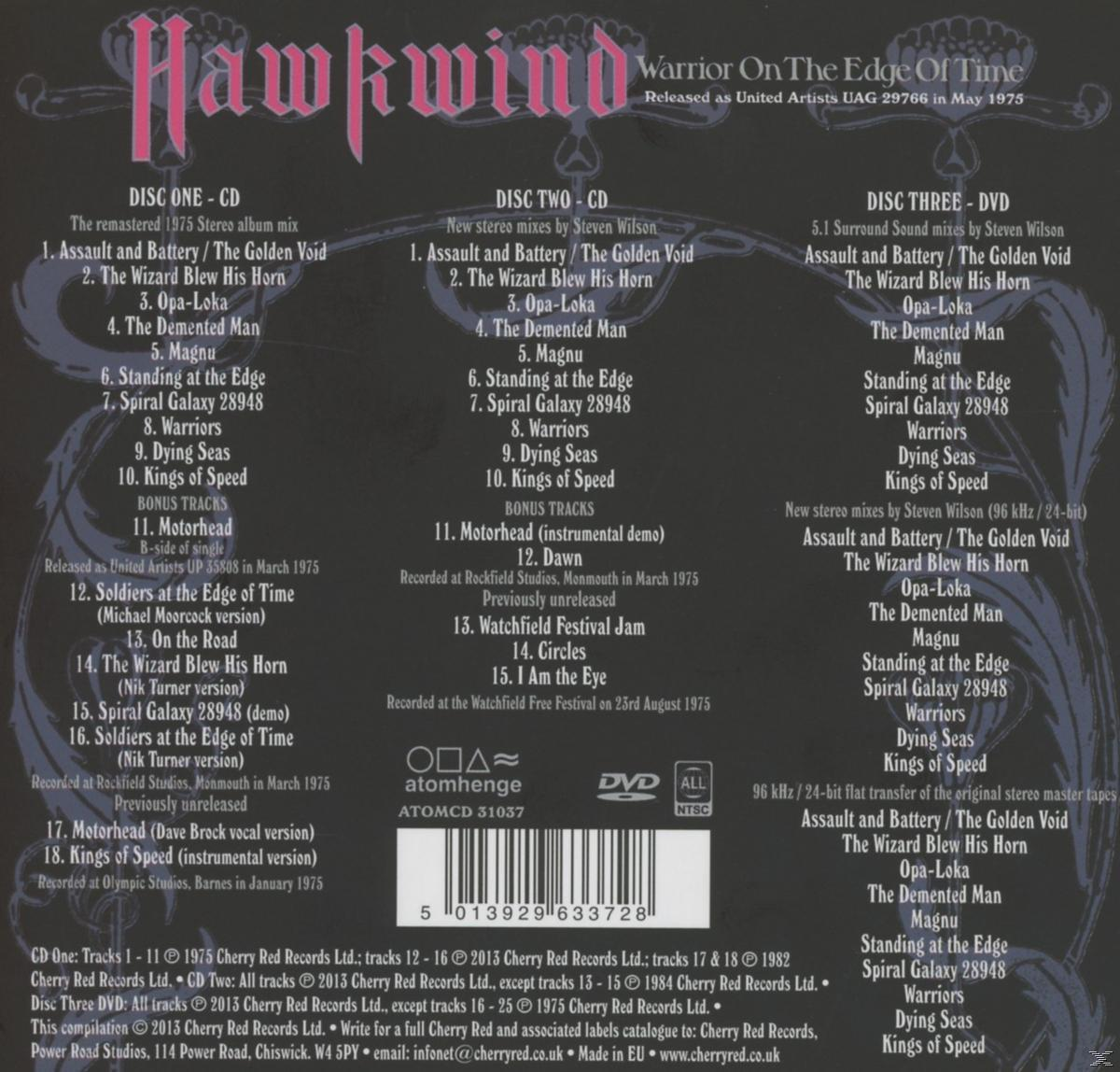(CD Hawkwind DVD Edge Video) Warrior + The Of (Deluxe - On - Edition) Time