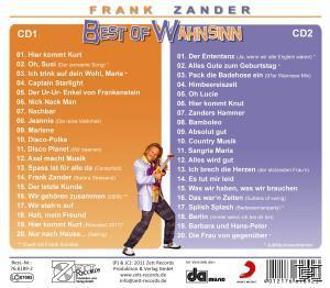 Frank Zander - Best Of Wahnsinn-Das Beste Aus 40 Jahren Wahnsin  - (CD)
