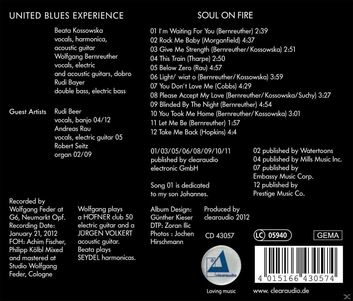Blues Experience United (CD) Soul On - Fire -