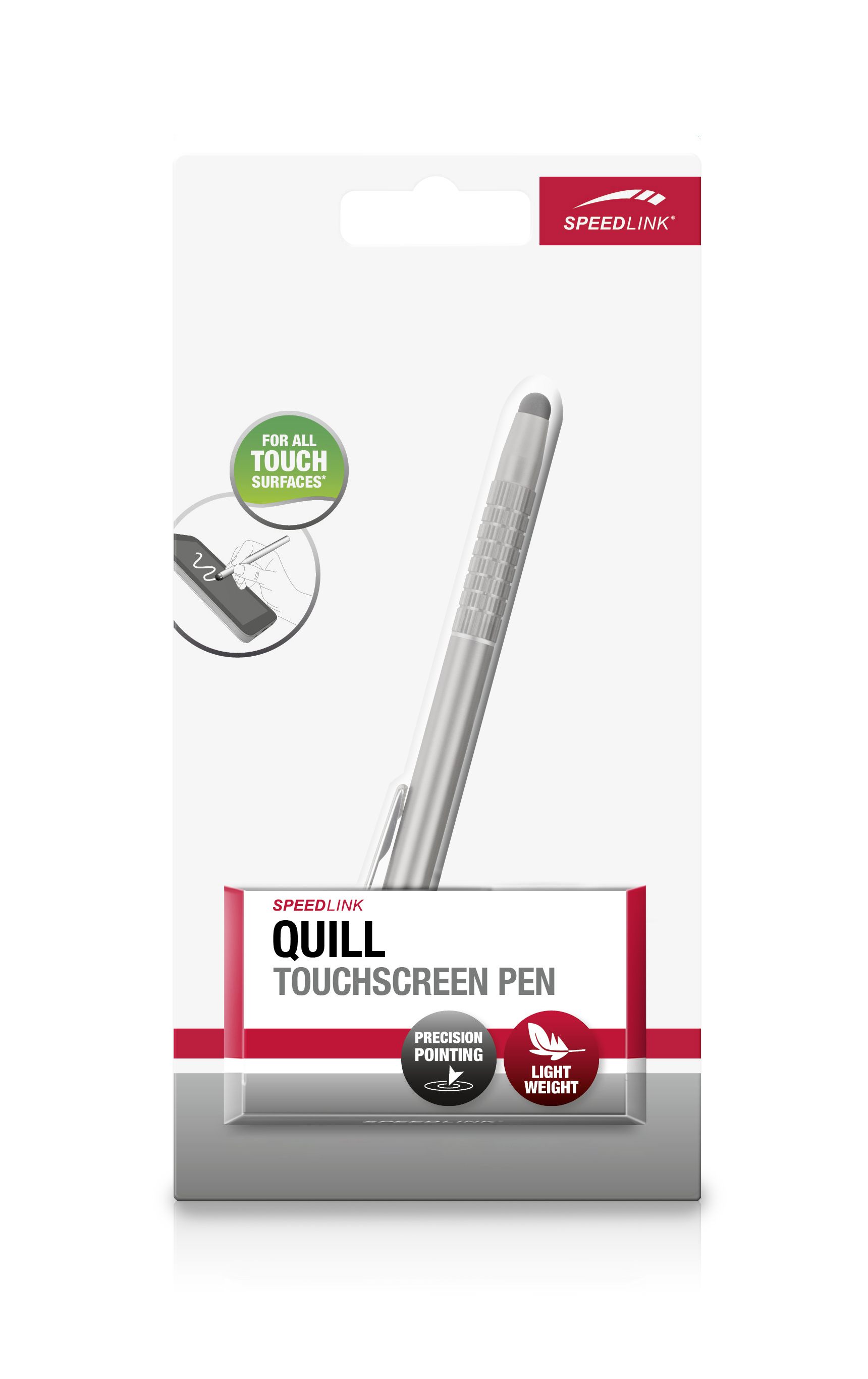 SPEEDLINK SL-7006-GY Quill Touchscreen-Eingabestift Grau