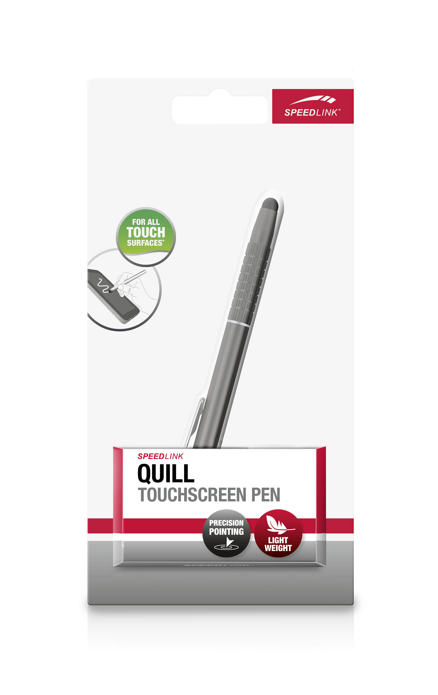 SPEEDLINK Schwarz Quill Touchscreen-Eingabestift SL-7006-BK