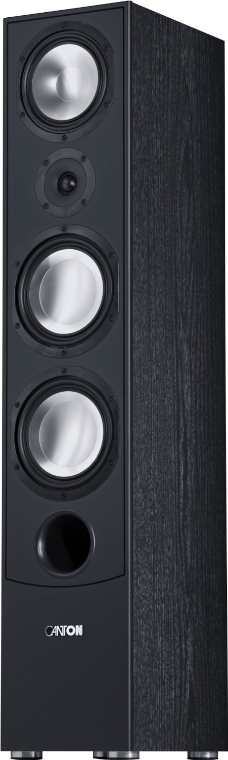 CANTON GLE 490 1 Stück Standlautsprecher (Passiv, Schwarz