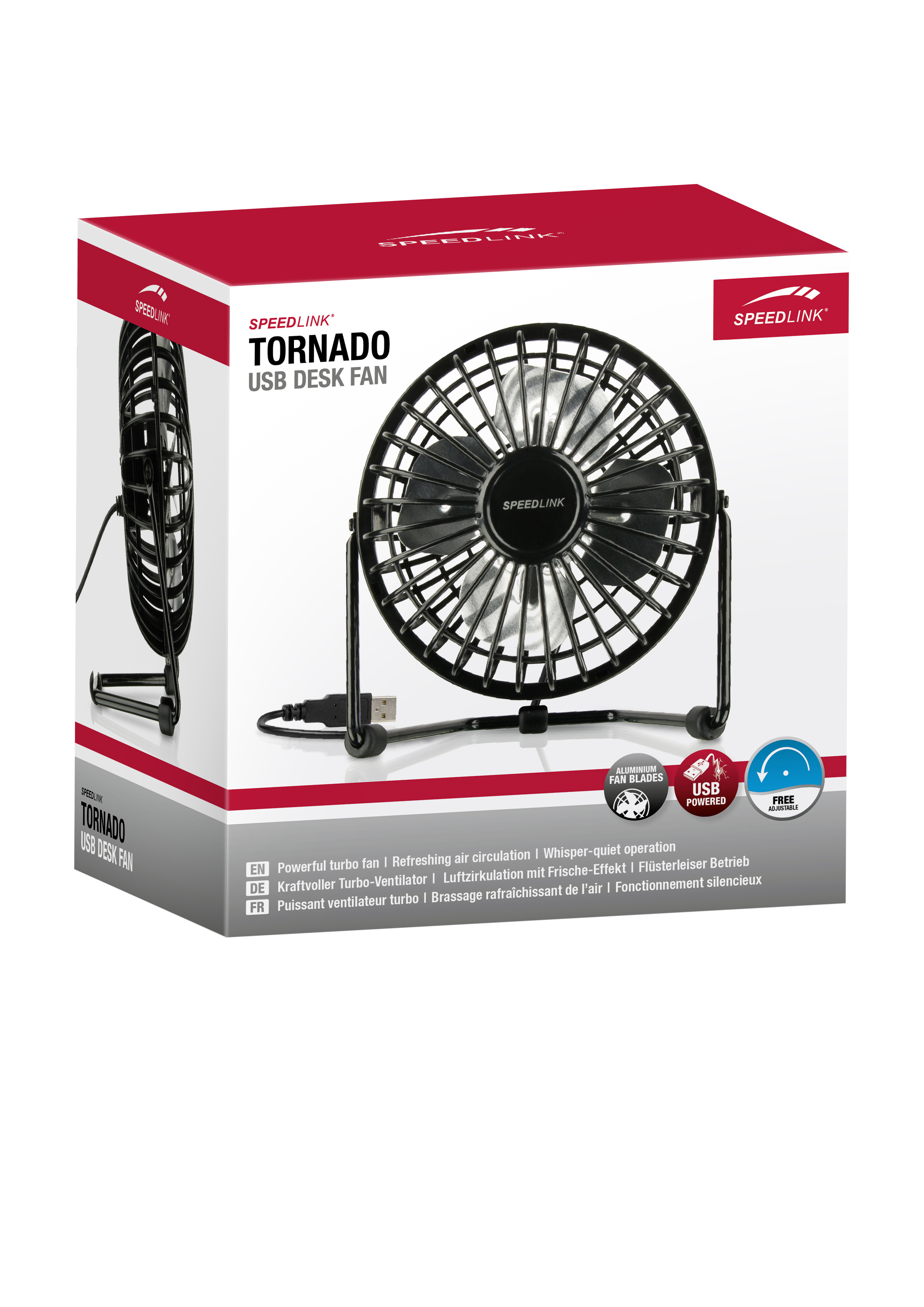 SPEEDLINK SL 7404 BK TORNADO, Schwarz