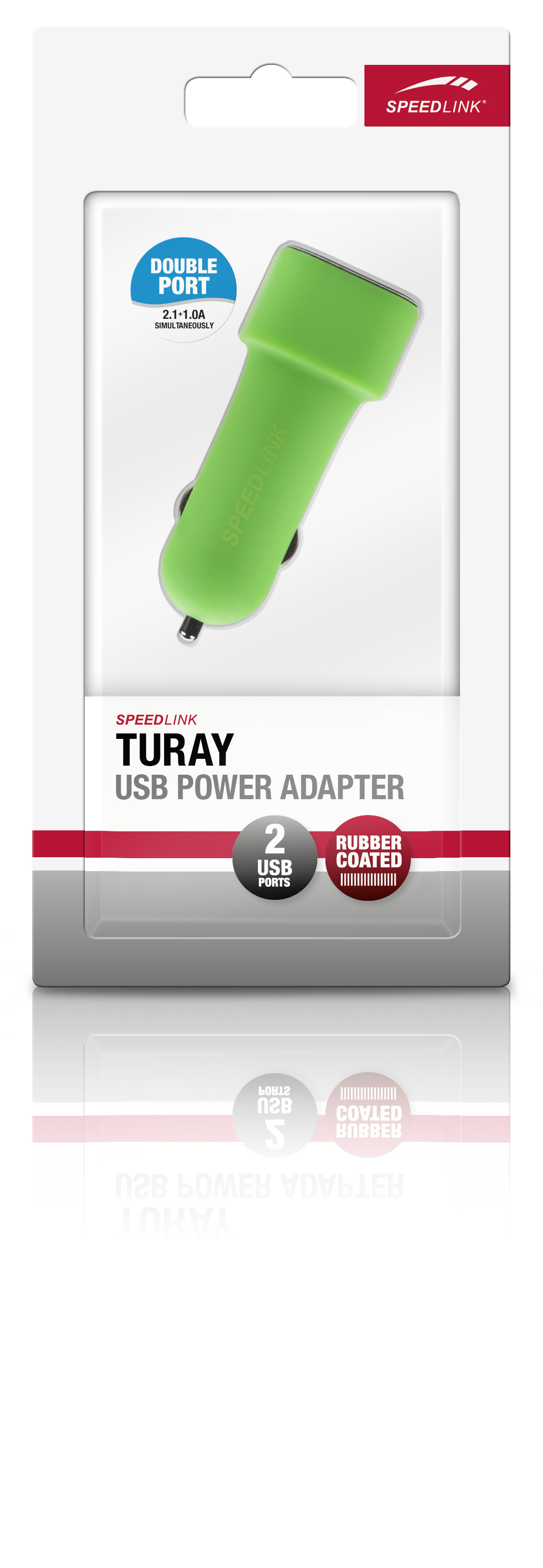 SPEEDLINK SL 7090 GN TURAY USB-Ladeadapter, Grün