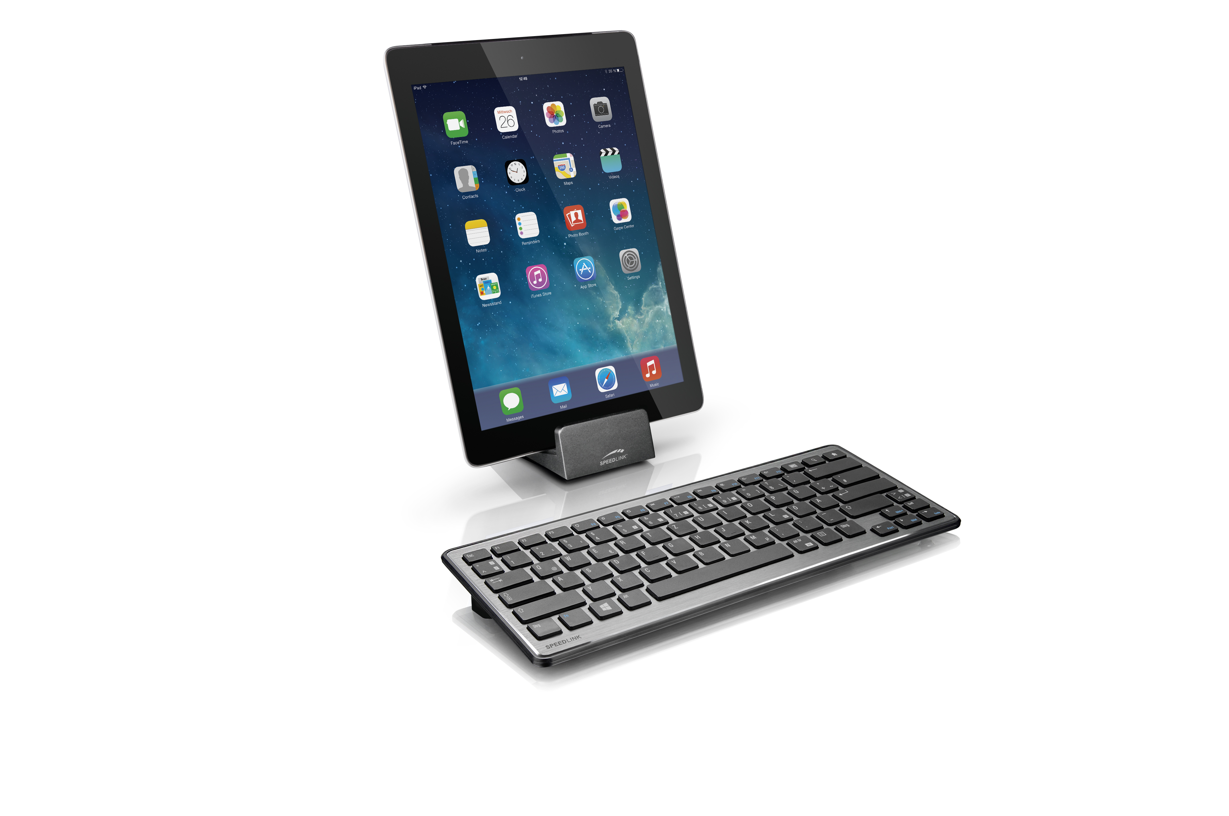 SPEEDLINK SL-7433-BK CAREX Tastatur Schwarz