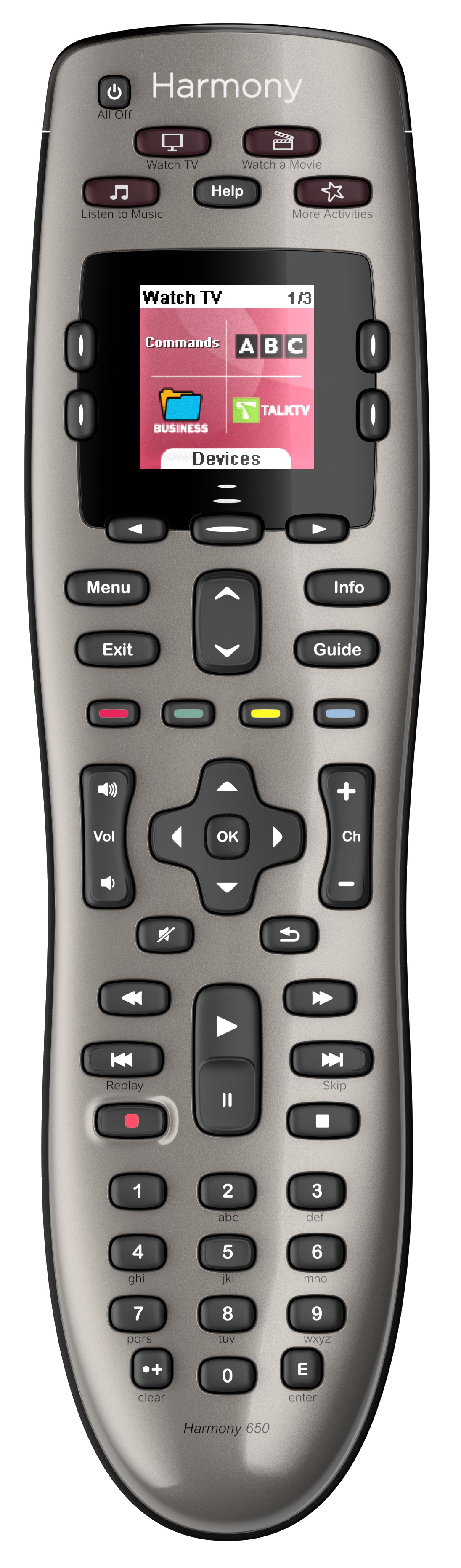 LOGITECH Harmony 650 Universalfernbedienung