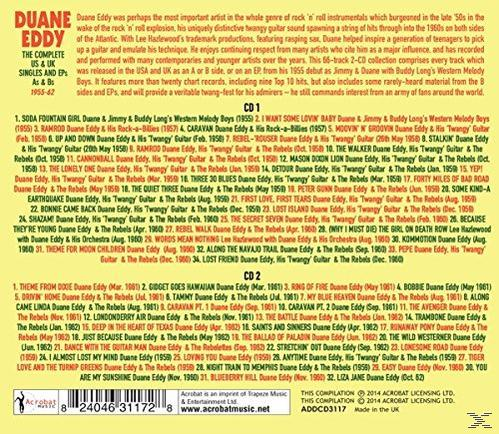 Duane Eddy - The Complete Us & Uk Singles And Eps As & Bs - 1955-1962  - (CD)