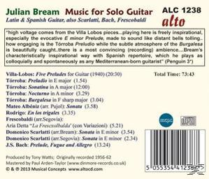 Julian Bream - Music For Solo Guitar  - (CD)