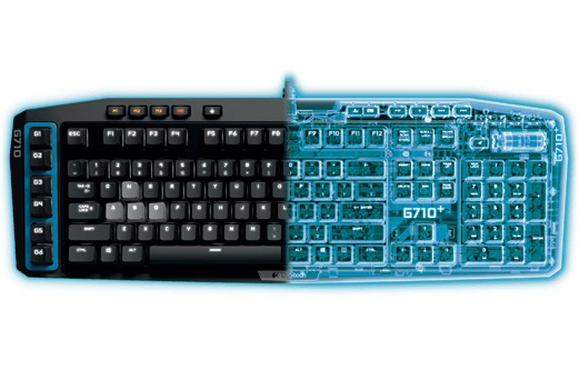 LOGITECH G710, Gaming Tastatur, Schwarz