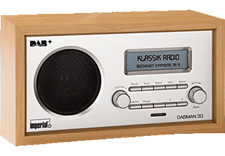 IMPERIAL Dabman 30 - Retro Radio (DAB+, Silber/Holz)