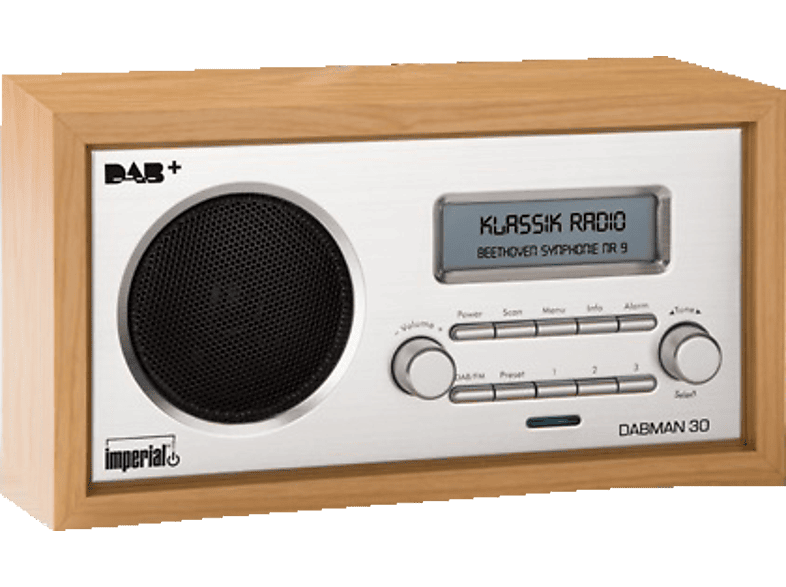 IMPERIAL 2213000 Dabman 30 DAB+ Radio, Mono, DAB, Silber