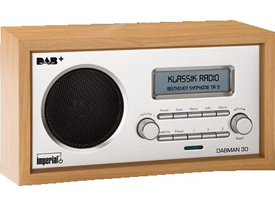 IMPERIAL Dabman 30 - Radio retrò (DAB+, Argento/legno)