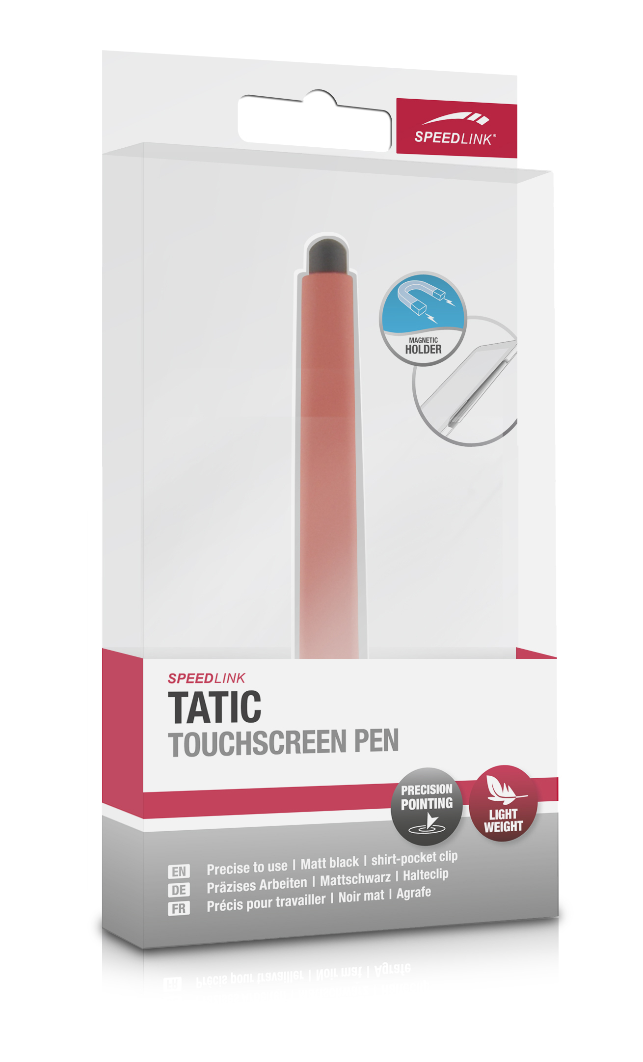 SPEEDLINK SL-7013-RDBK Tatic Touchscreen-Pen Rot-Schwarz