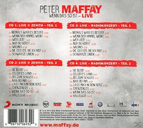 Peter Maffay - Wenn das so ist-LIVE (Premium Edition inkl. Akustik-Konzert)  - (CD)