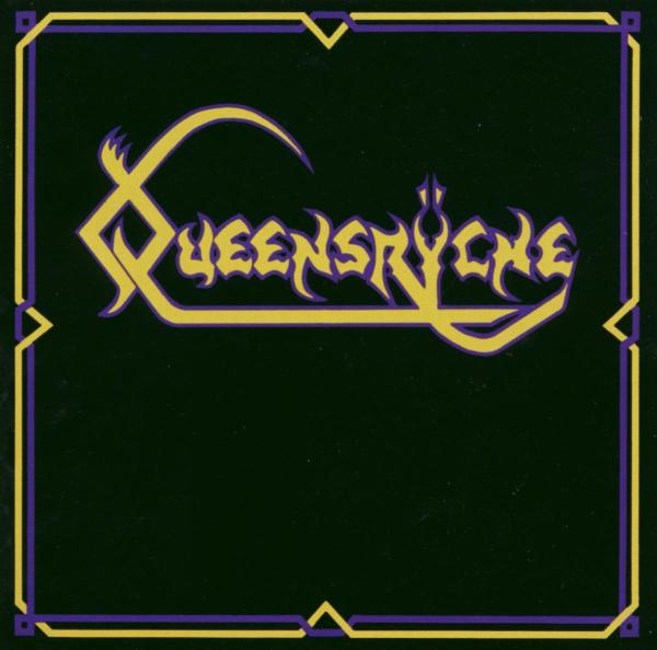 Albumcover: Ein grüner Hintergrund mit einem Logo. Text: Queensrÿche.