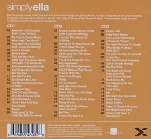 Ella Fitzgerald - Simply Ella - 3cds From The Queen Of Jazz  - (CD)