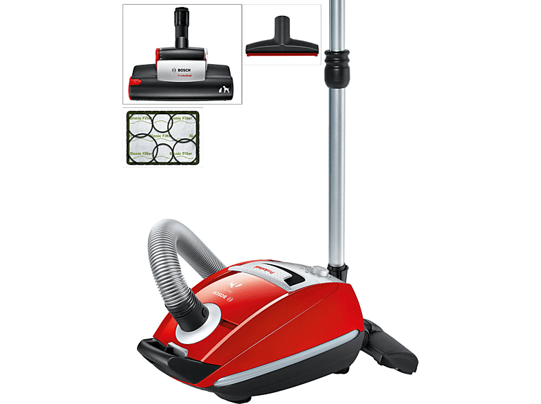 BOSCH BSGL 5 ZOO 2 Bodenstaubsauger (Schlitten) Staubsauger, maximale Leistung: 850 Watt