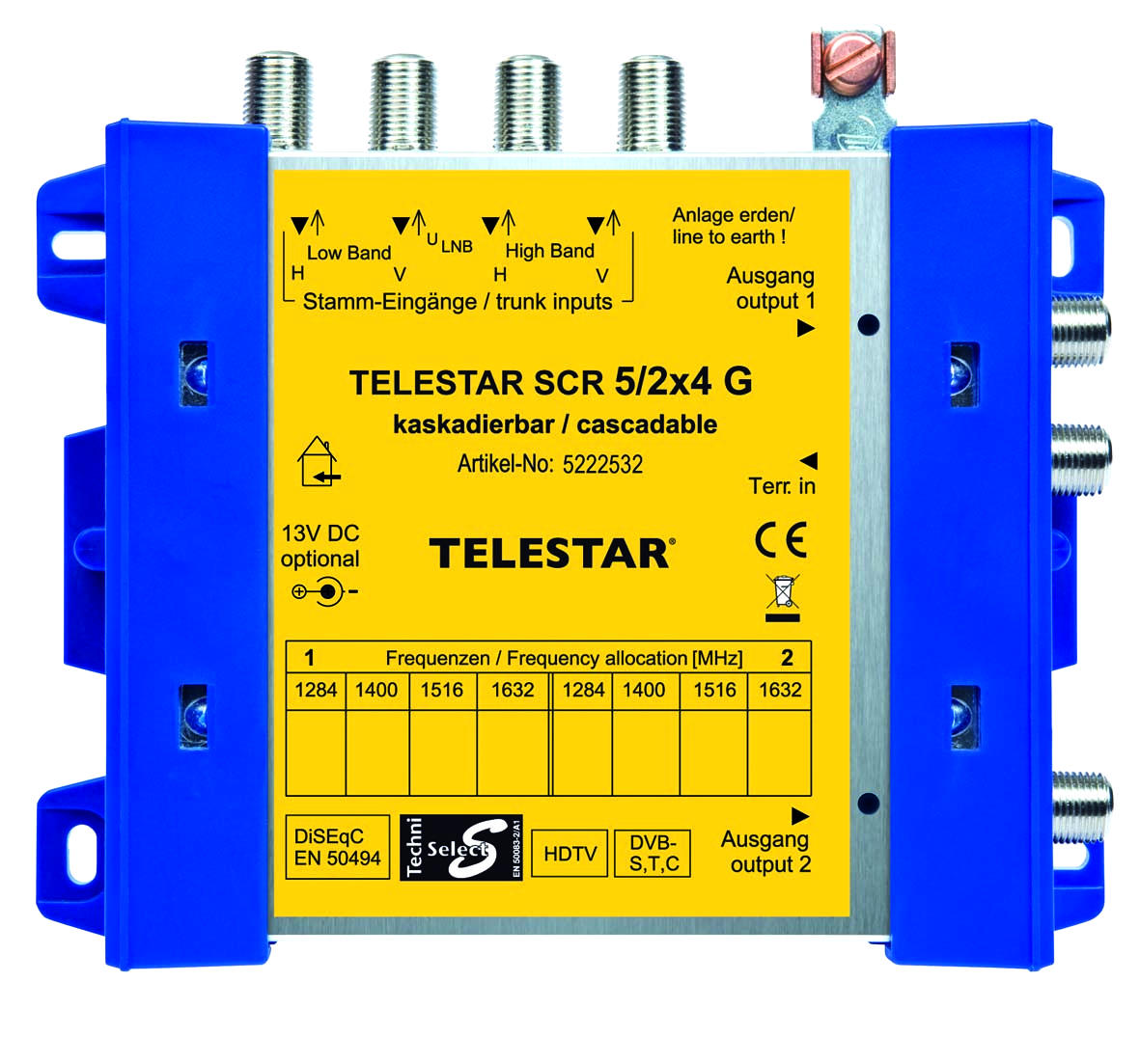 TELESTAR SCR 5/2x4 G Einkabelsystem