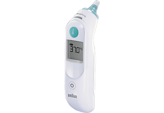 BRAUN THERMOSCAN IRT 6020 - Digitale Fieberthermometer (Weiss/Türkis)