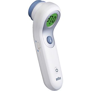 BRAUN NO TOUCH+FOREHEAD NTF 3000 - Digitale Fieberthermometer (Weiss)
