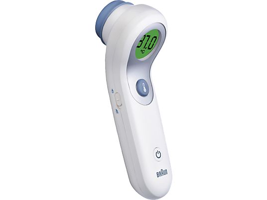 BRAUN NO TOUCH+FOREHEAD NTF 3000 - Digitale Fieberthermometer (Weiss)